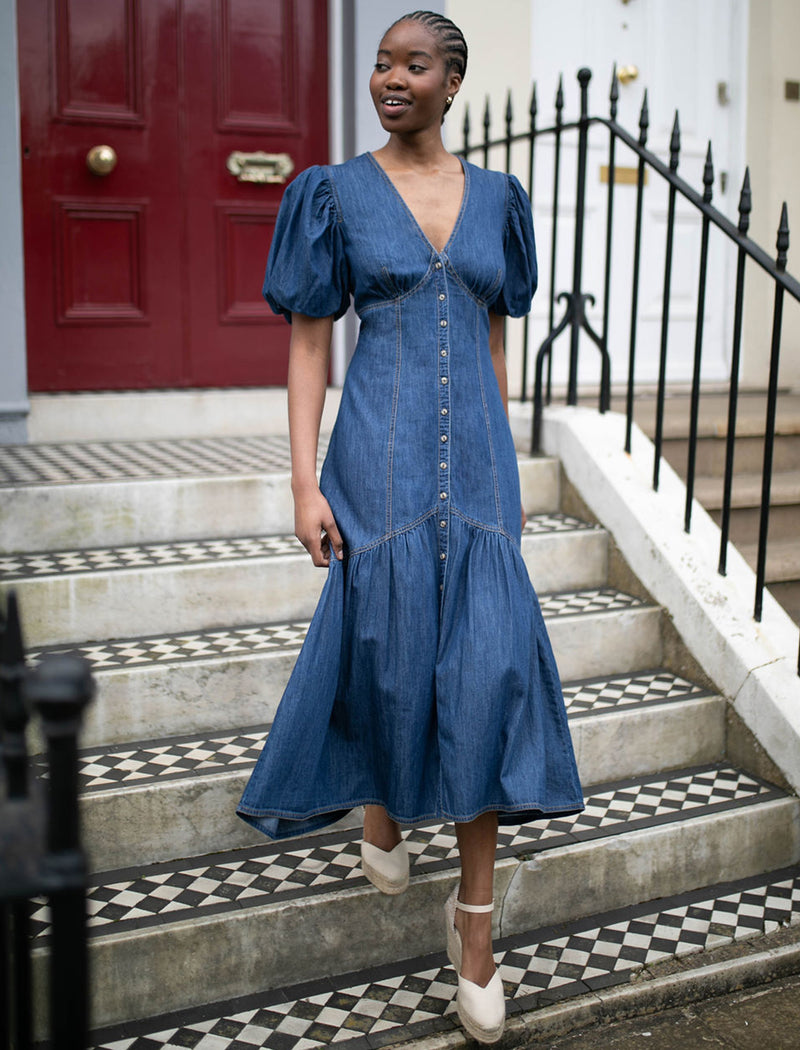Lightweight denim dress best sale