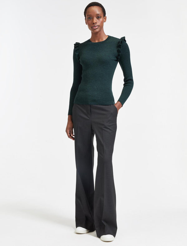 Jessie Wool Jumper - Dark Green