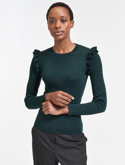 Jessie Wool Jumper - Dark Green