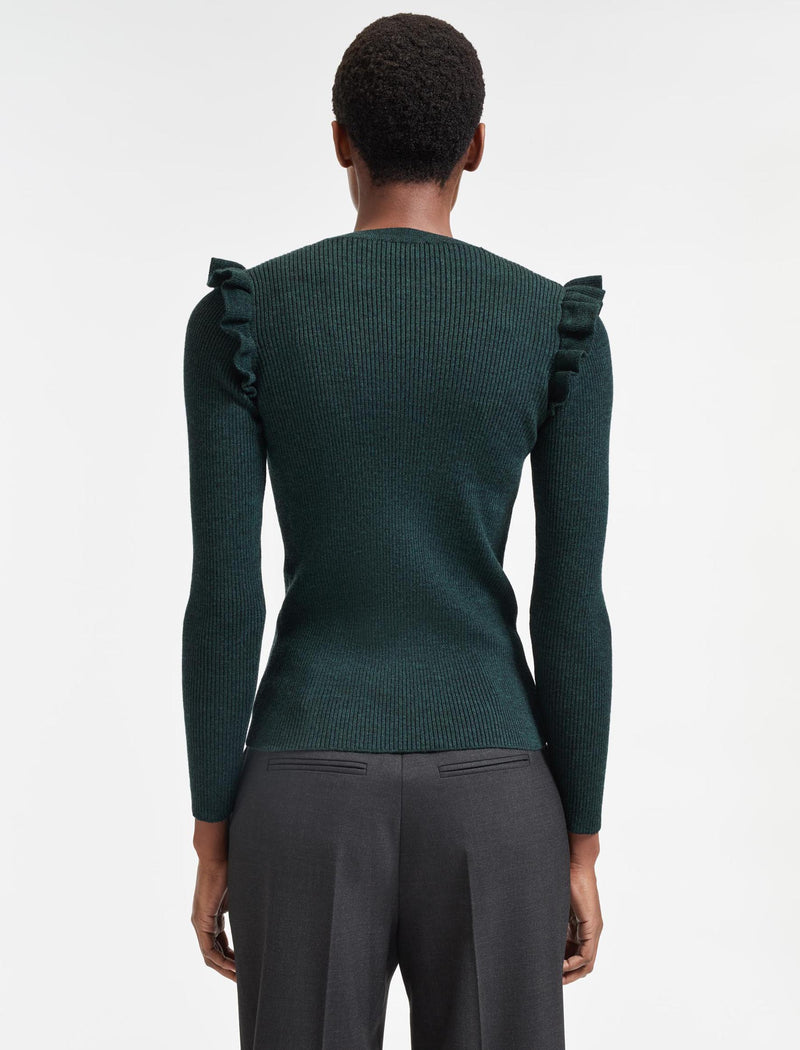 Jessie Wool Jumper - Dark Green