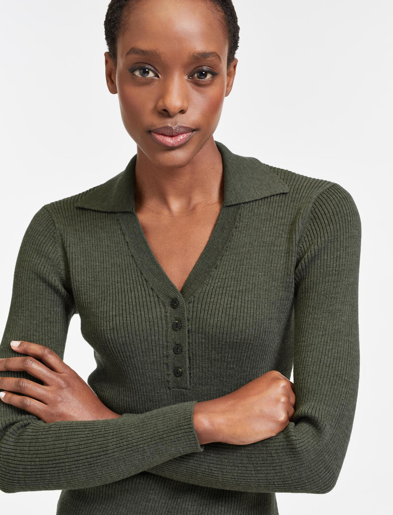 Long khaki jumper sale