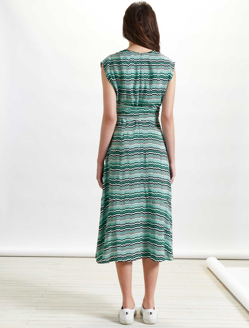 Whistles freya on sale print shirt dress