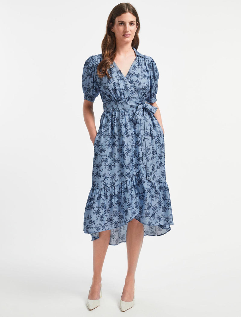 Lola top wrap dress