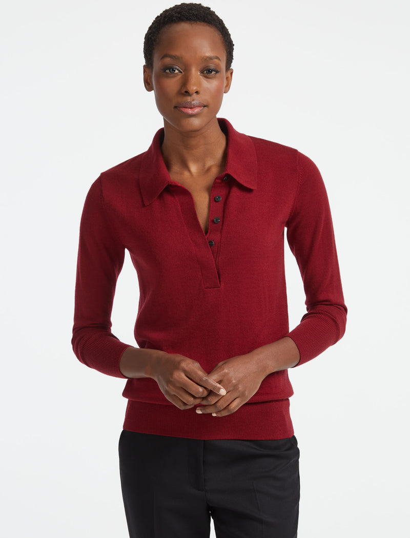 Dark red cheap jumper women's