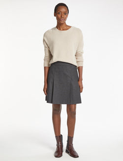 Buy Short Plaid Skirt Knee Length Skirt Wool Skirt Winter Online in India   Etsy
