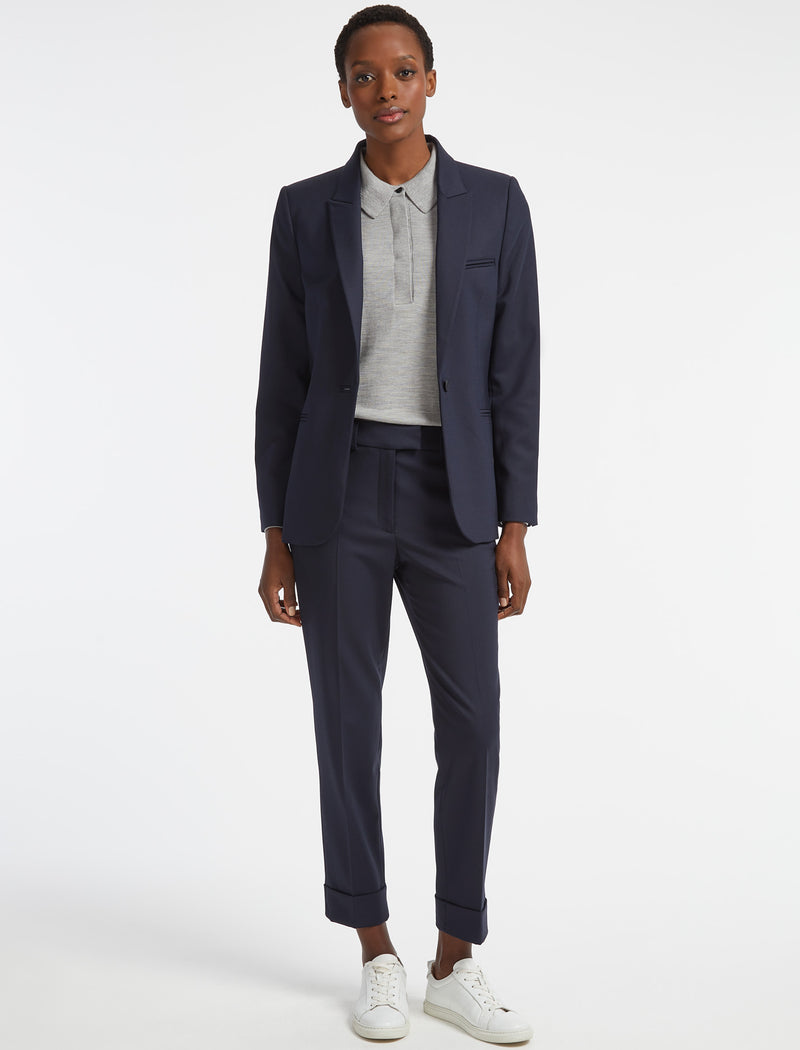 Jamie Wool Blazer - Navy