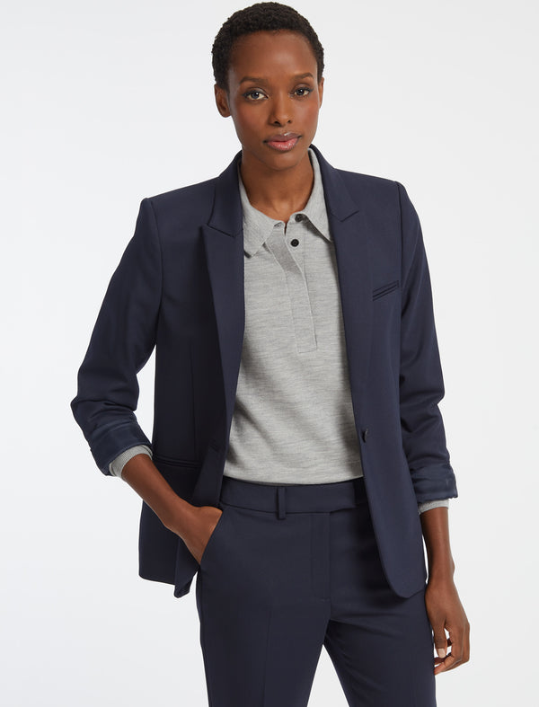 Jamie Wool Blazer - Navy