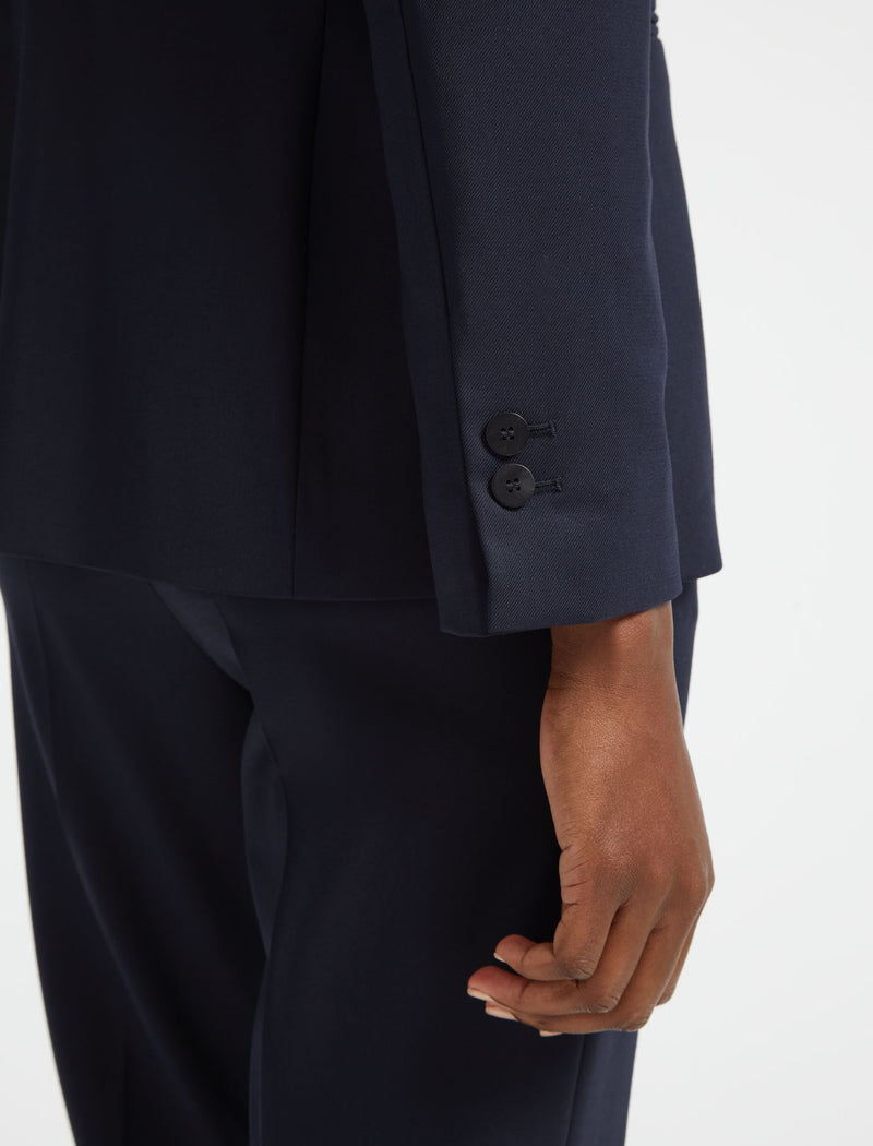 Jamie Wool Blazer - Navy