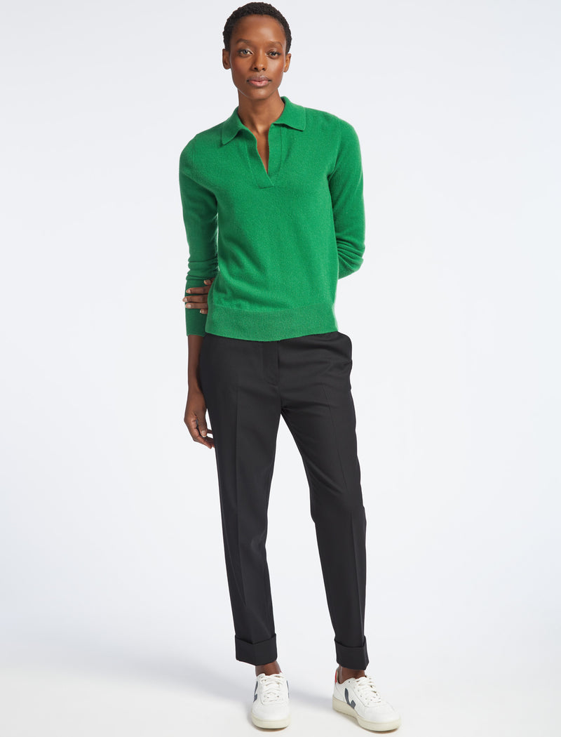 Emerald green hotsell cashmere sweater