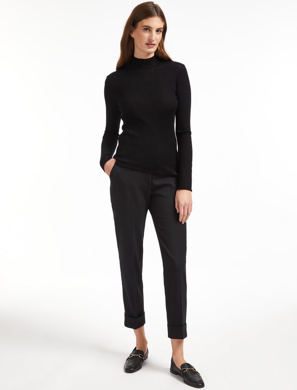 Mila Wool Jumper - Black