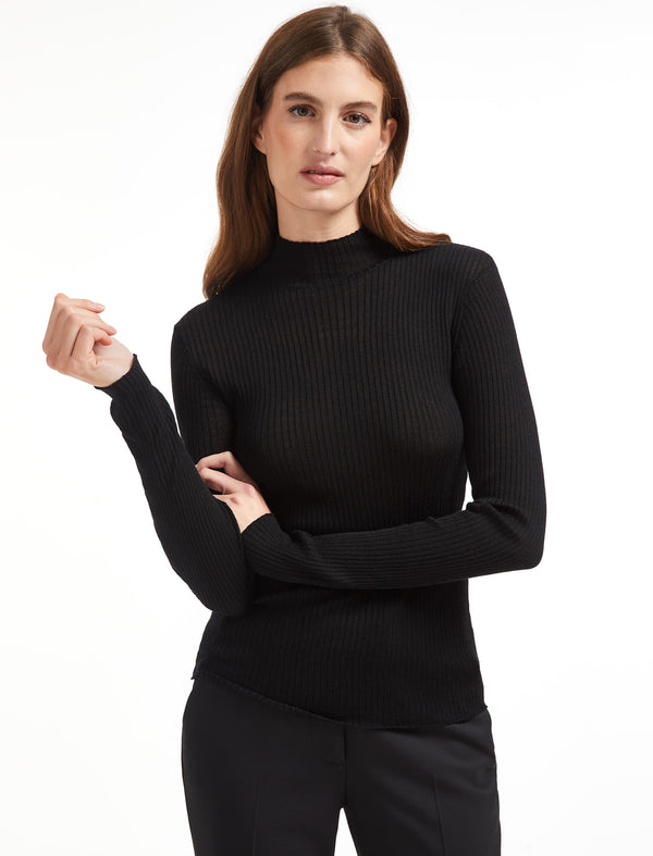 Mila Wool Jumper - Black