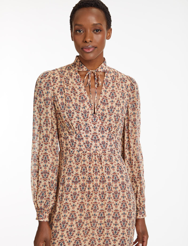 Folk print dress new arrivals