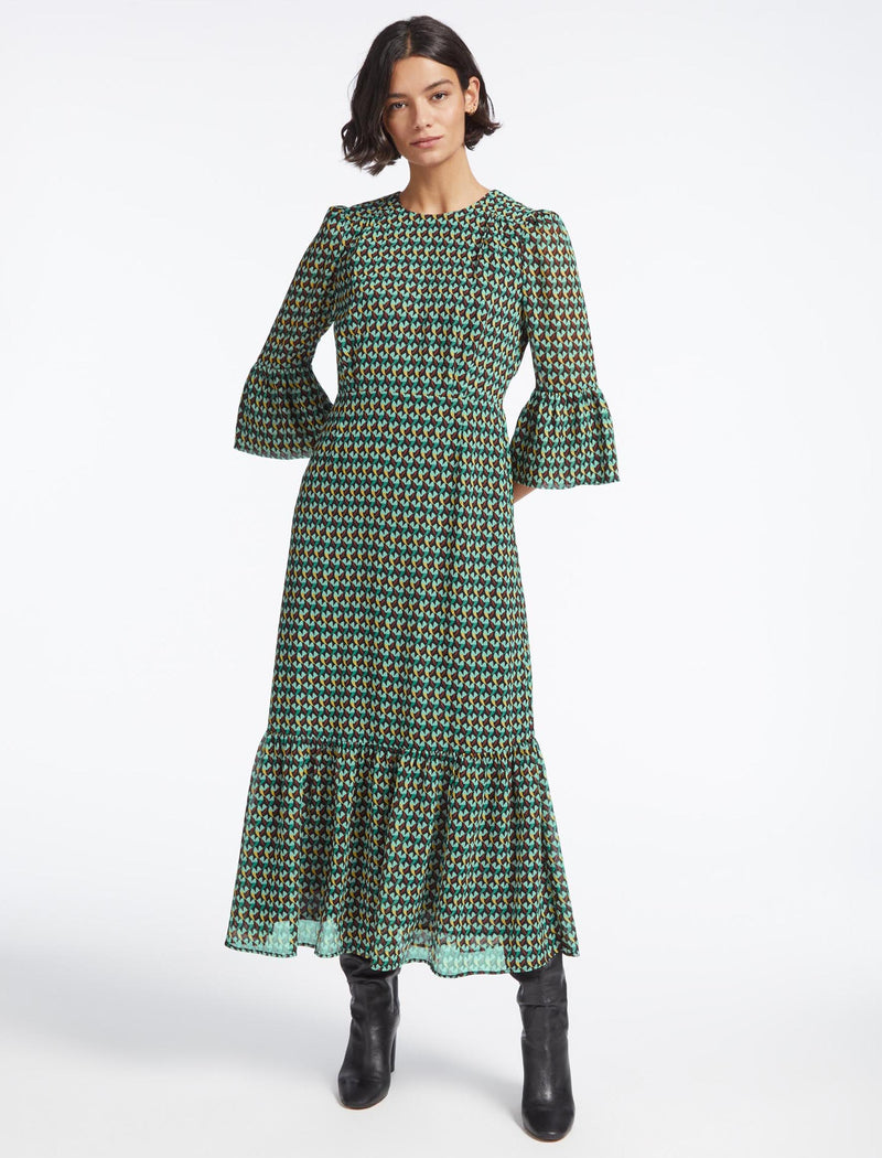 Tibi maxi dress top