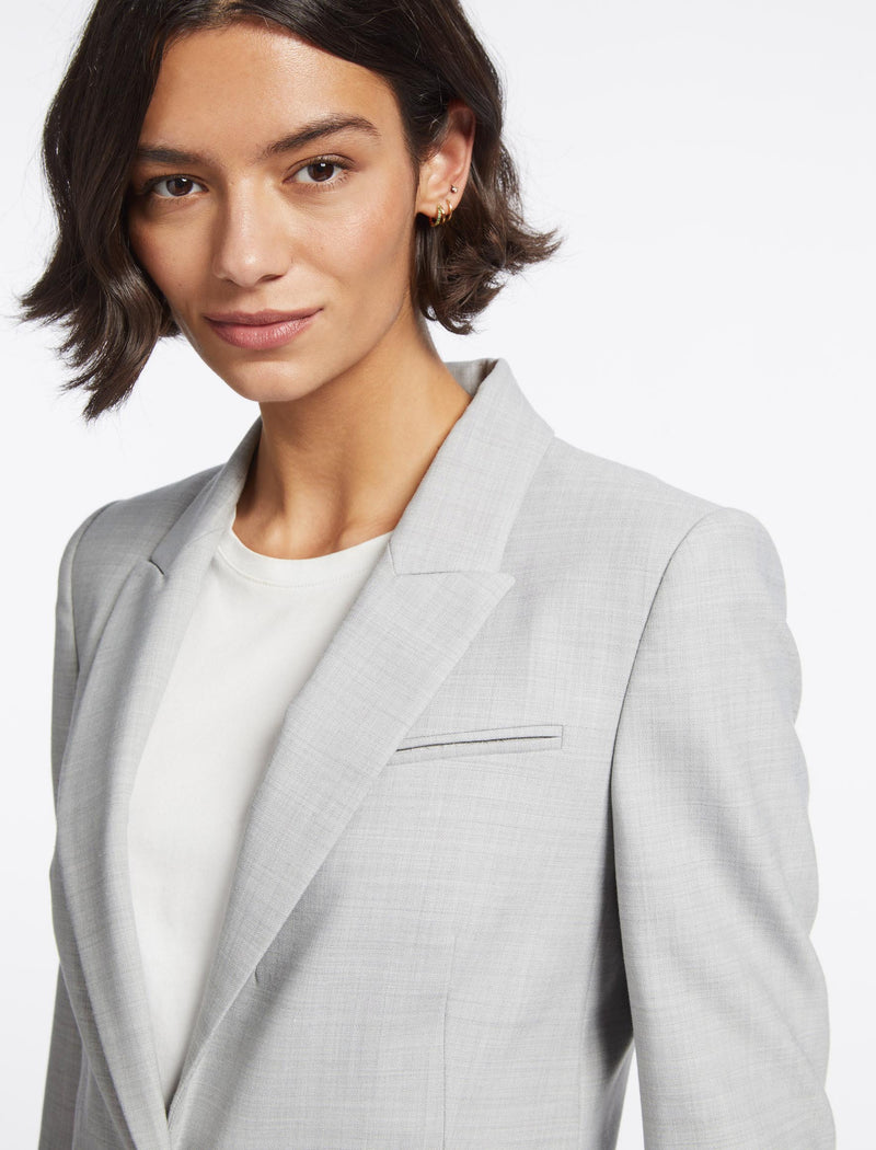 Jamie New Wool Blazer - Light Grey