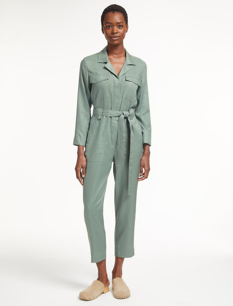 Fluid Silk Utility Jumpsuit - Women - Ready-to-Wear