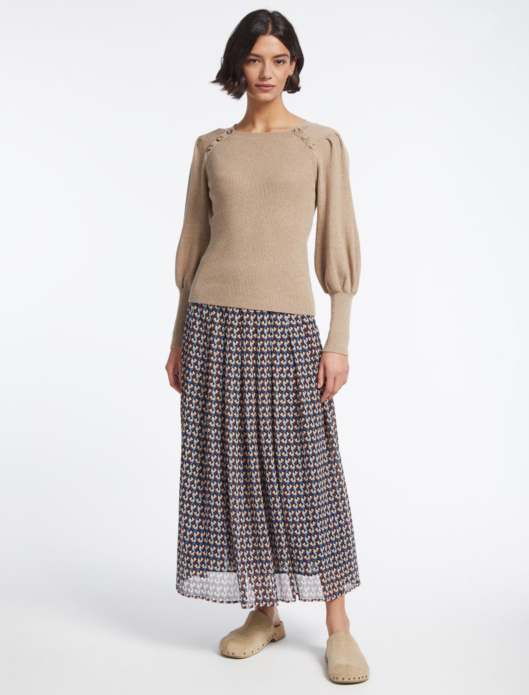 Fendi maxi skirt sale