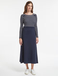 Sasha Wool Skirt - Navy