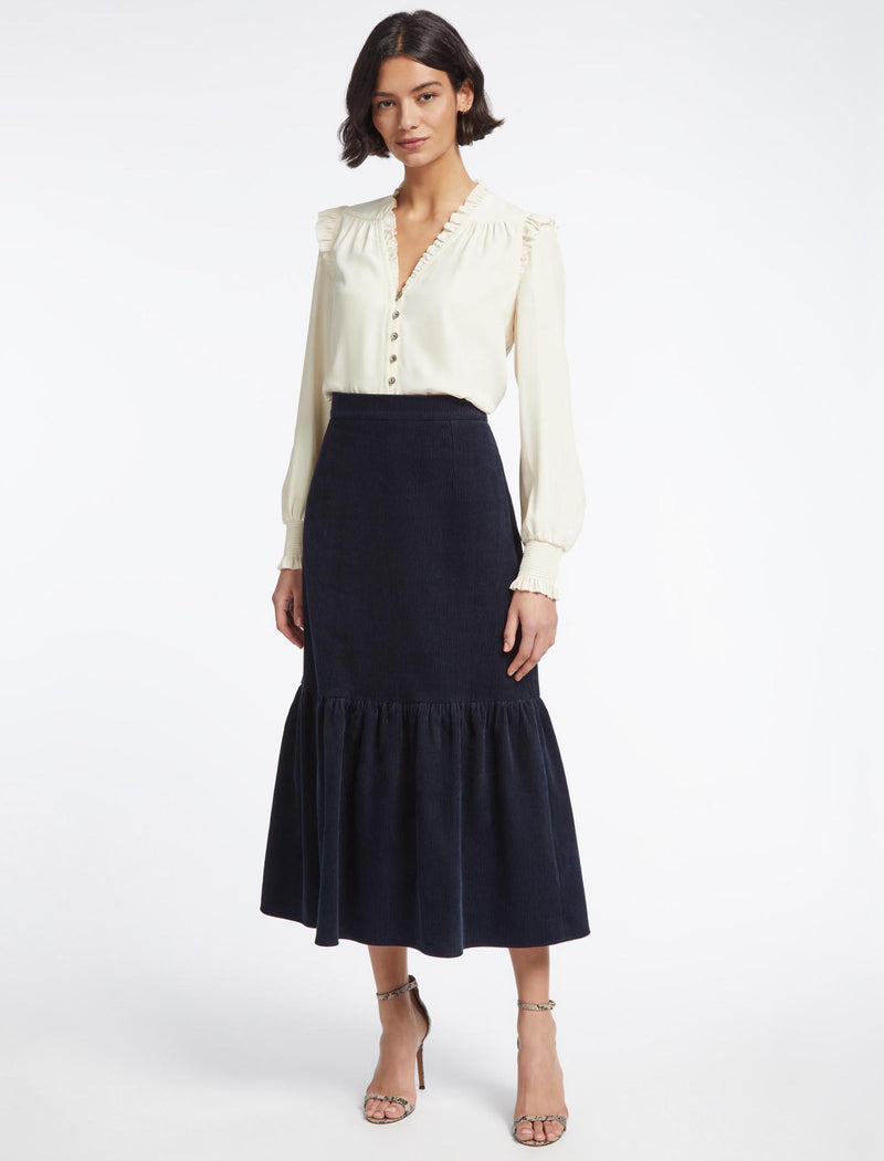 Peplum maxi skirt uk new arrivals