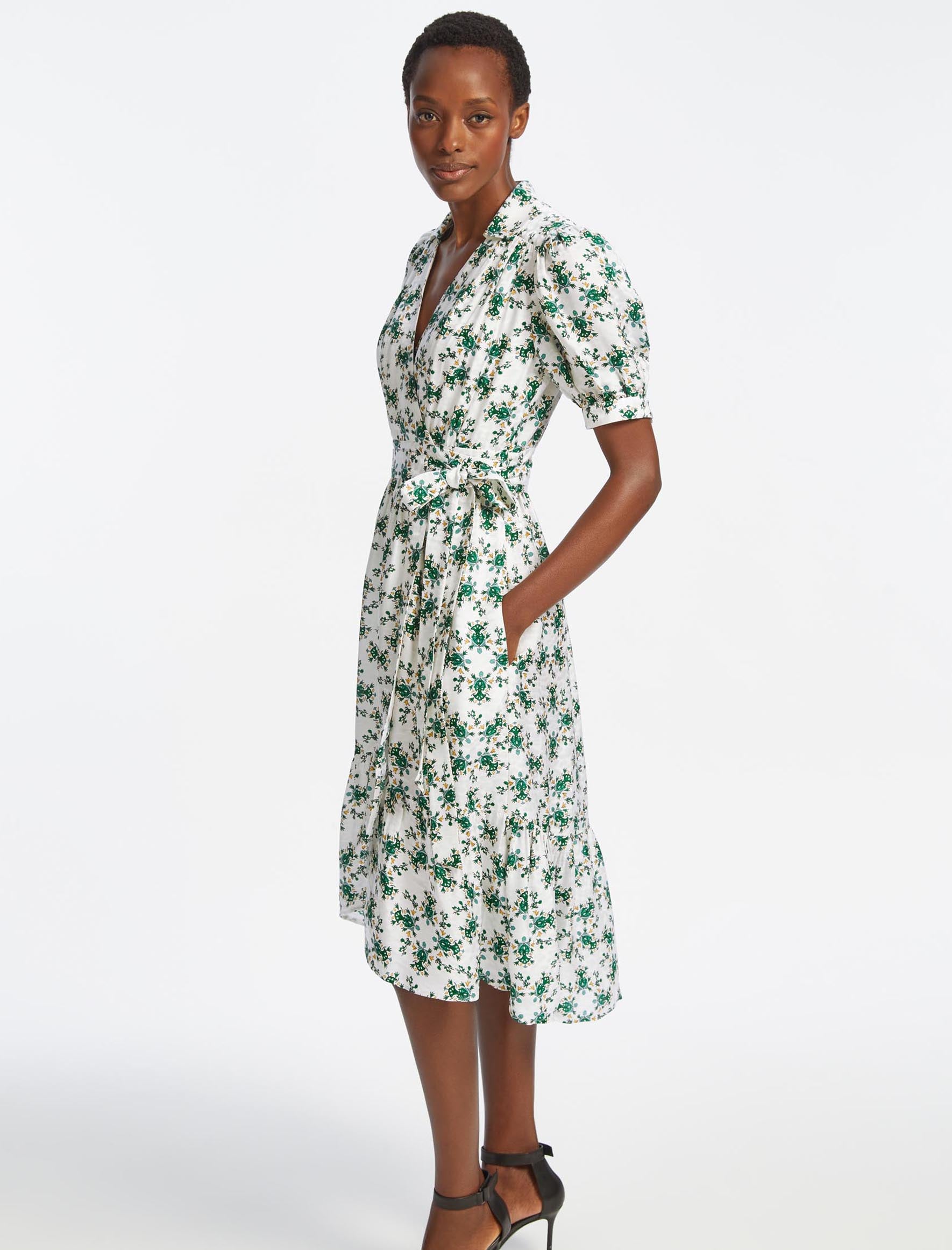 Lola top wrap dress