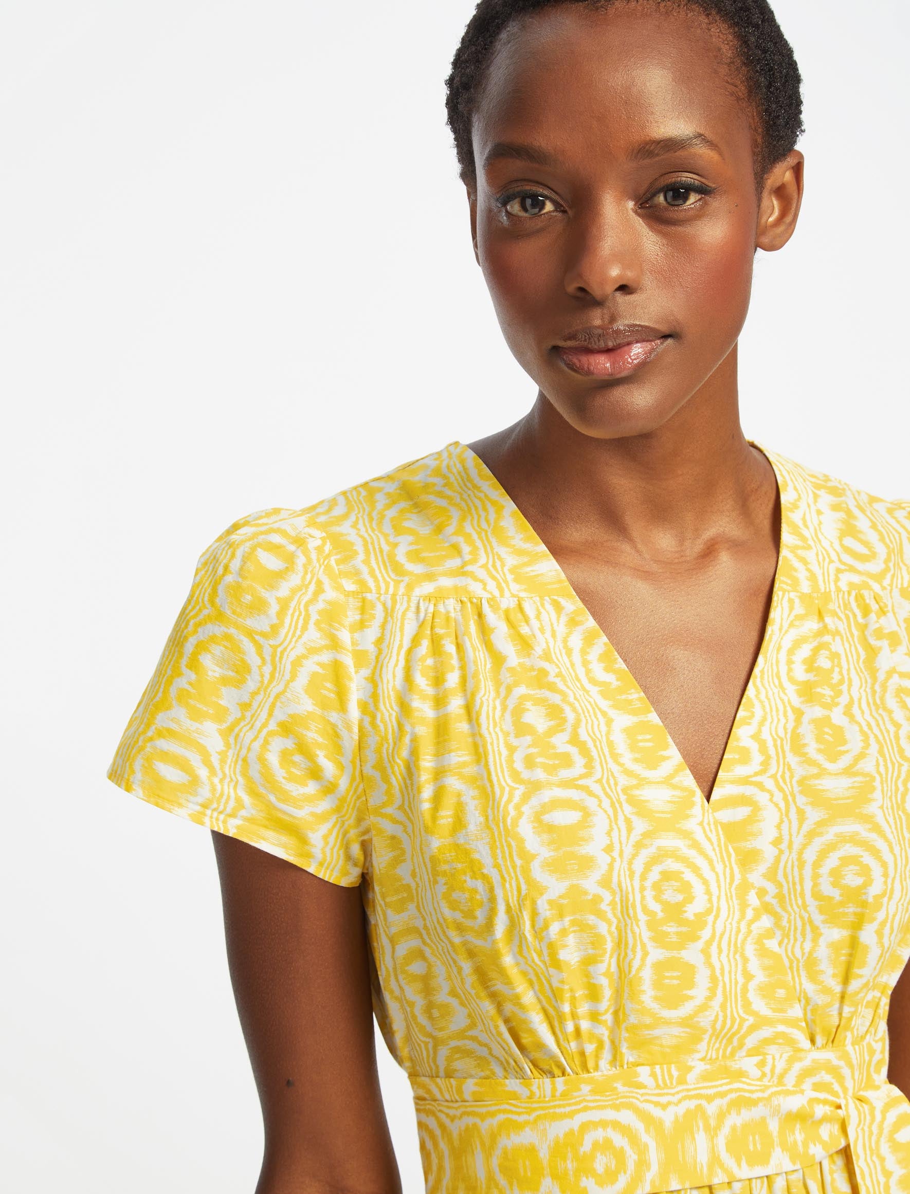 Yellow v neck maxi dress clearance