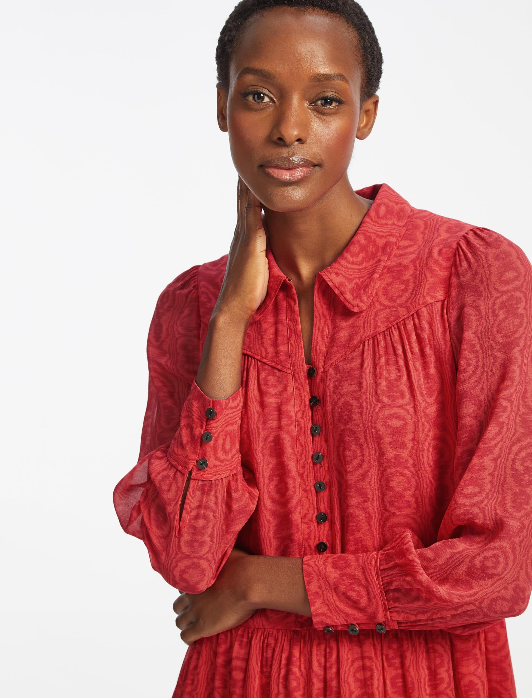 Mango red on sale snakeskin dress