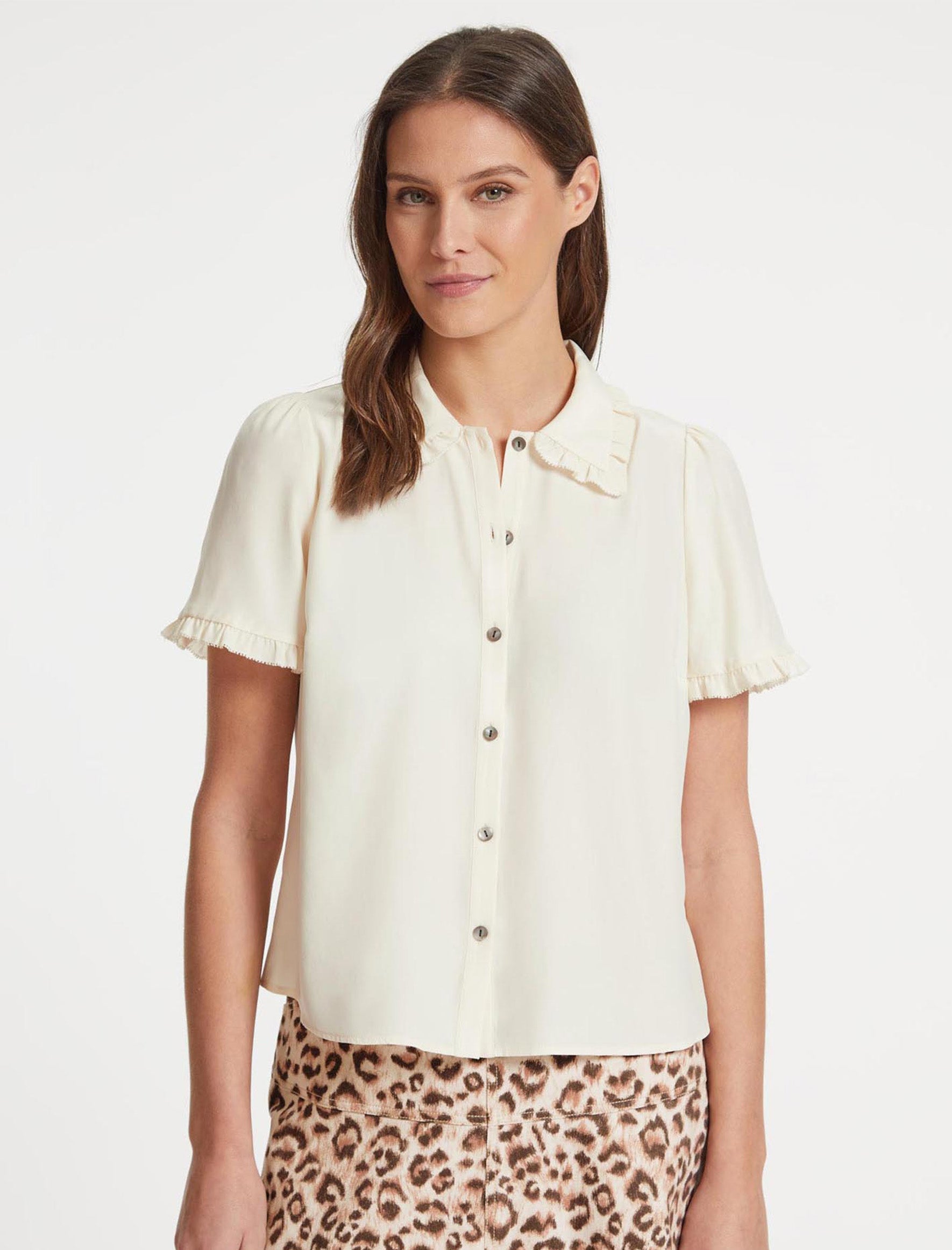Pippi Silk Blouse Cream
