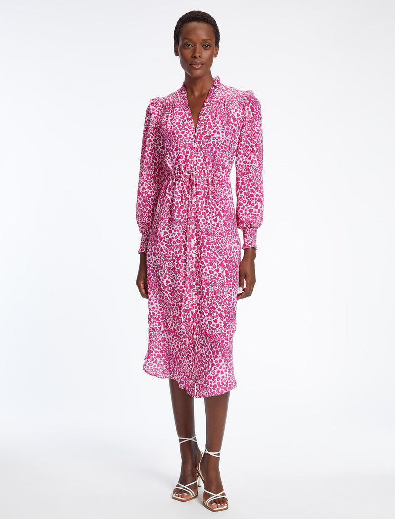 Pink and white shirt dress shop