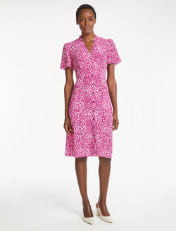 Silk sales tea dress