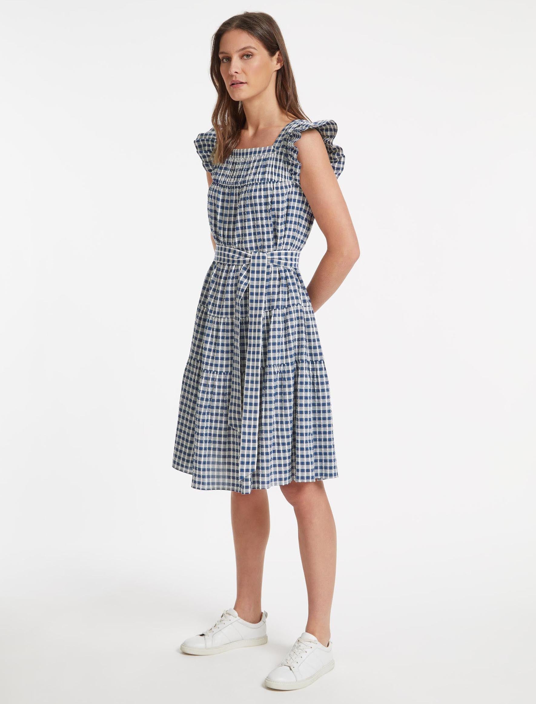 Seersucker 2024 midi dress