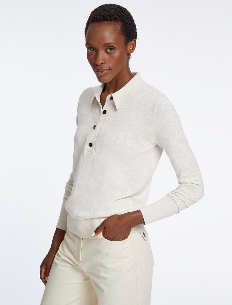 Cream cotton jumper on sale