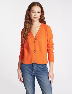 Orange clearance boyfriend cardigan