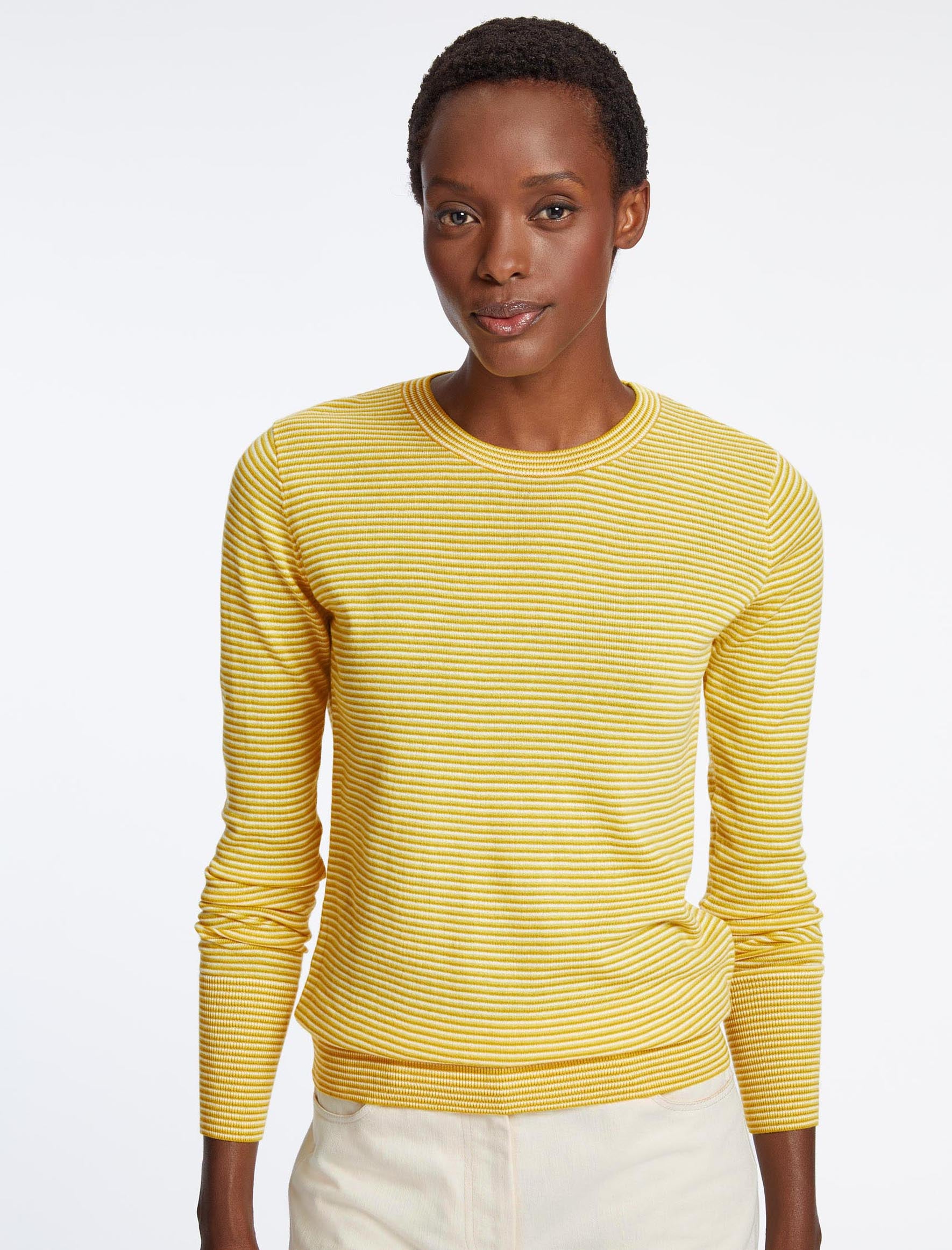 Long mustard jumper top