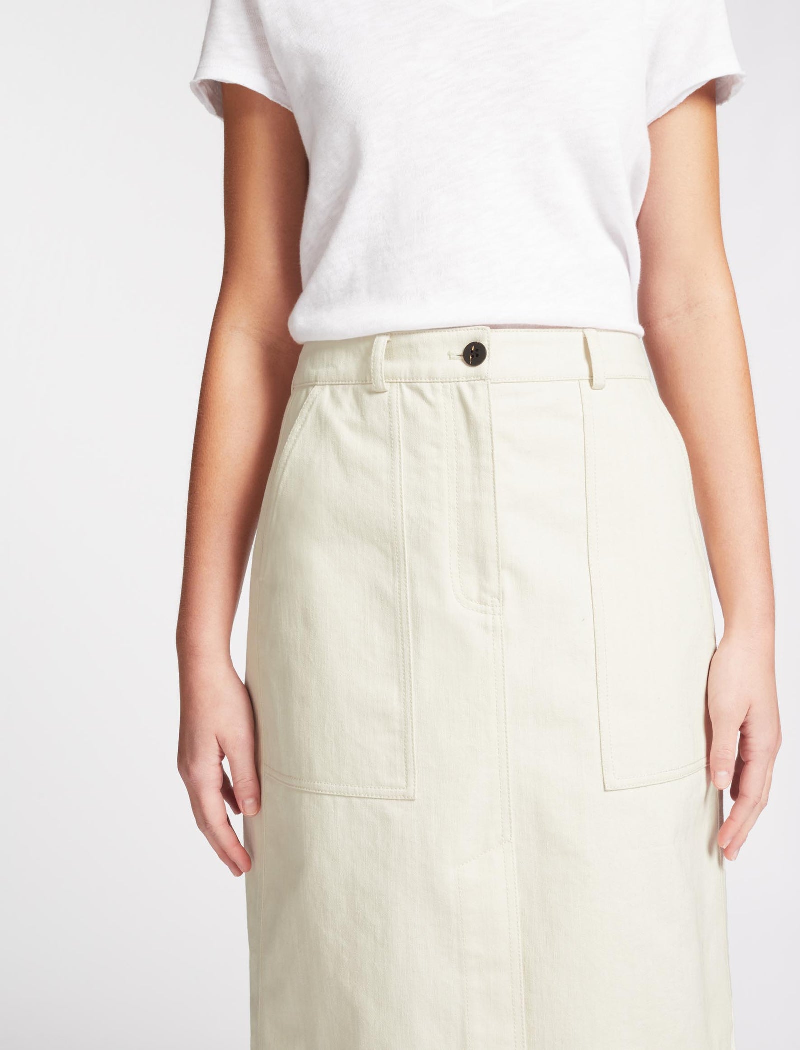 24FW★ SATUR ★COTTON PENCIL SLIT SKIRT Amazon.com: Women's 2024 Casual Maxi Long Skirt Slit Back