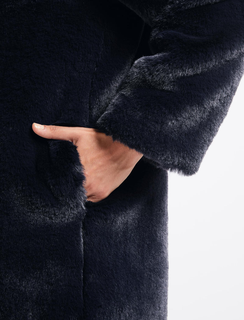 Mina faux clearance fur coat