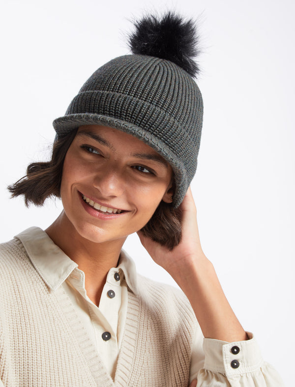 Beata Wool Hat - Khaki