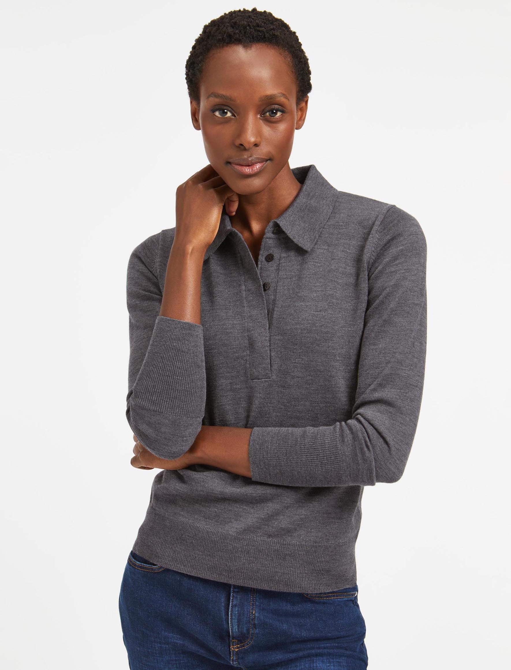 Collared clearance jumper womens