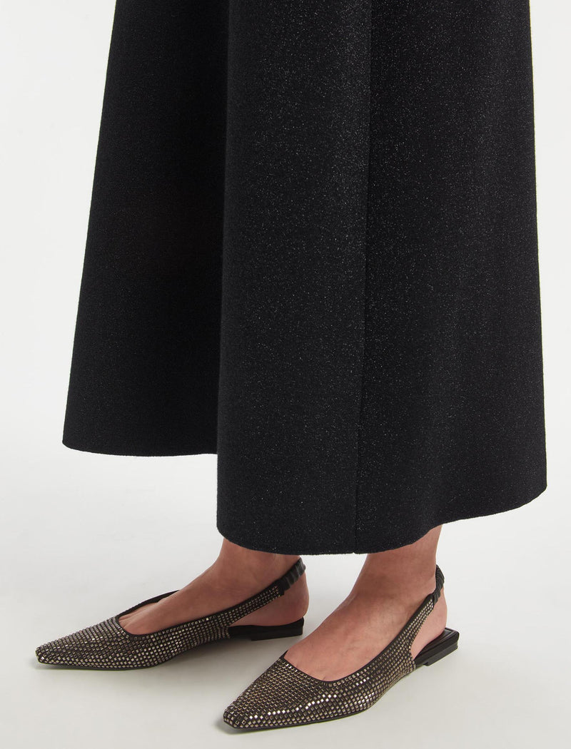 Black a line skirt yarn hot sale